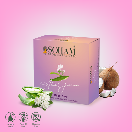 Aloe Jasmine Herbal Handmade Soap