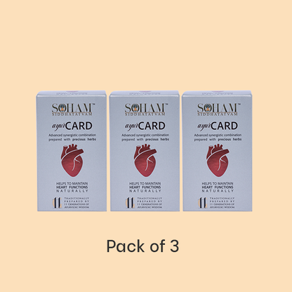 Soham Ayur Card Pack of 3