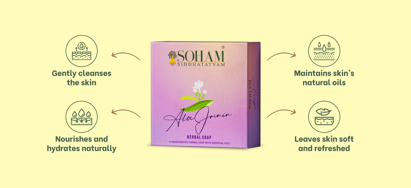 Aloe Jasmine Herbal Handmade Soap