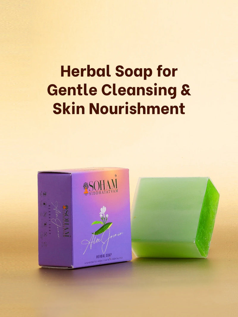 Aloe Jasmine Herbal Handmade Soap