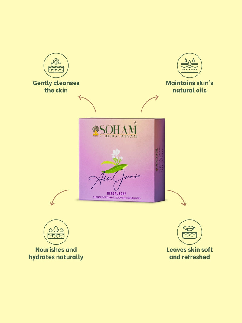 Aloe Jasmine Herbal Handmade Soap