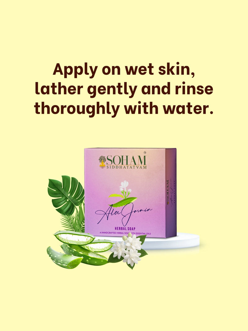 Aloe Jasmine Herbal Handmade Soap