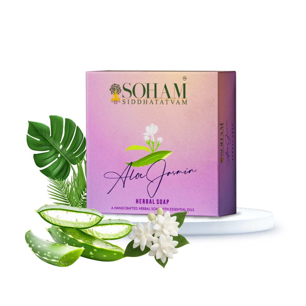 Aloe Jasmine Herbal Handmade Soap