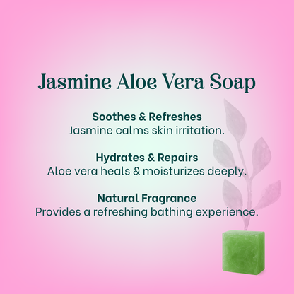 Aloe Jasmine Herbal Handmade Soap