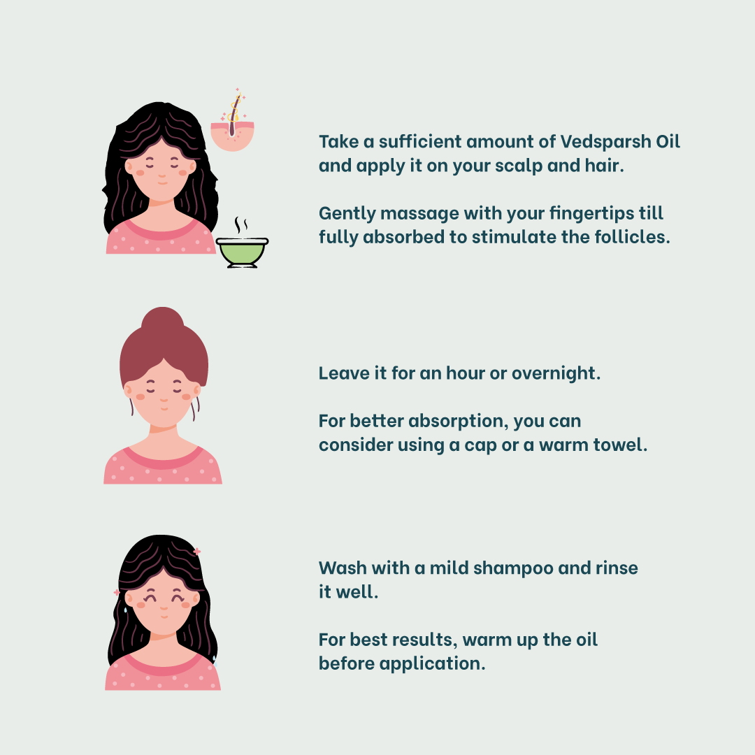 How to Apply Soham Vedsparsh Hair Oil